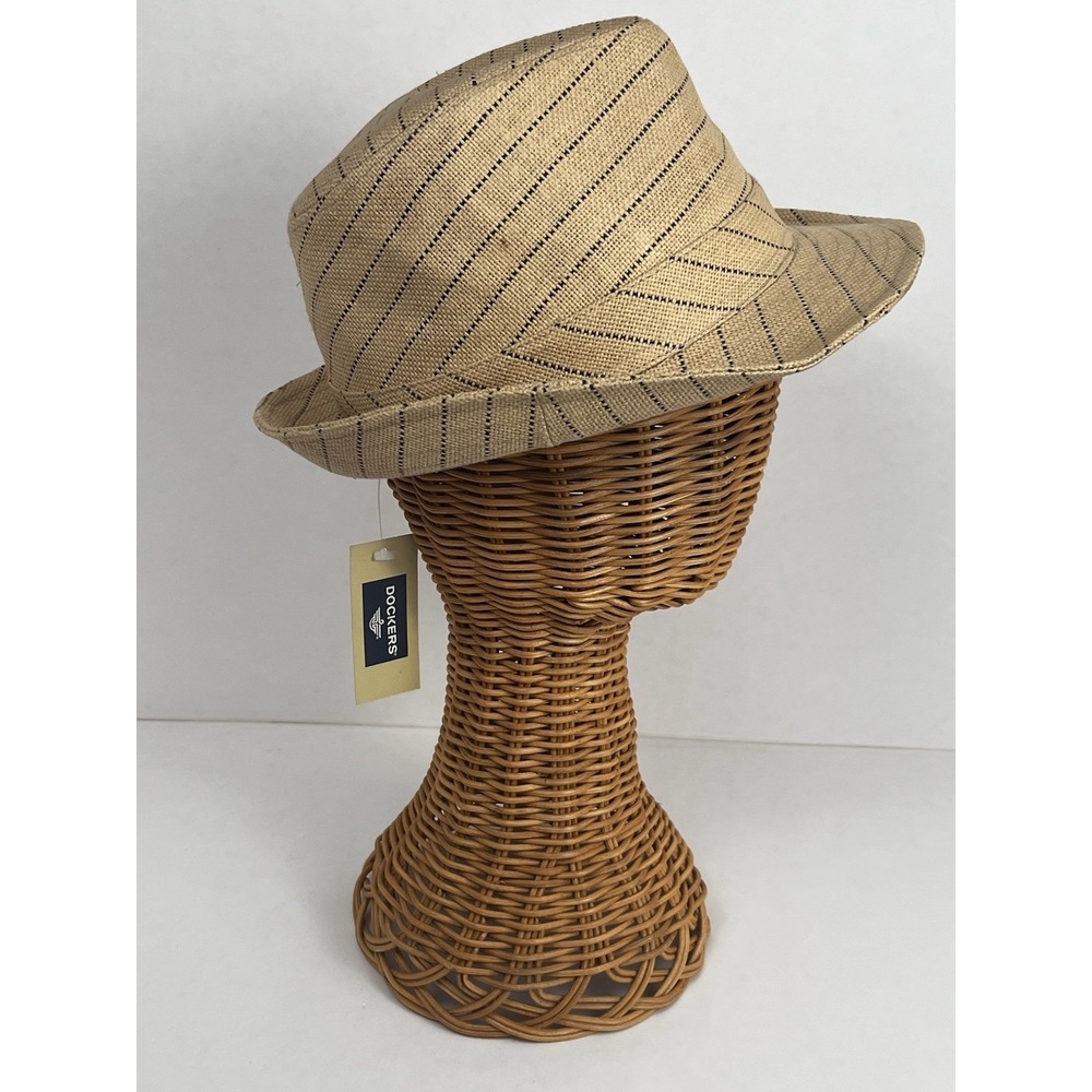 Dockers Men's Straw Band Panama Hat Size OSFA